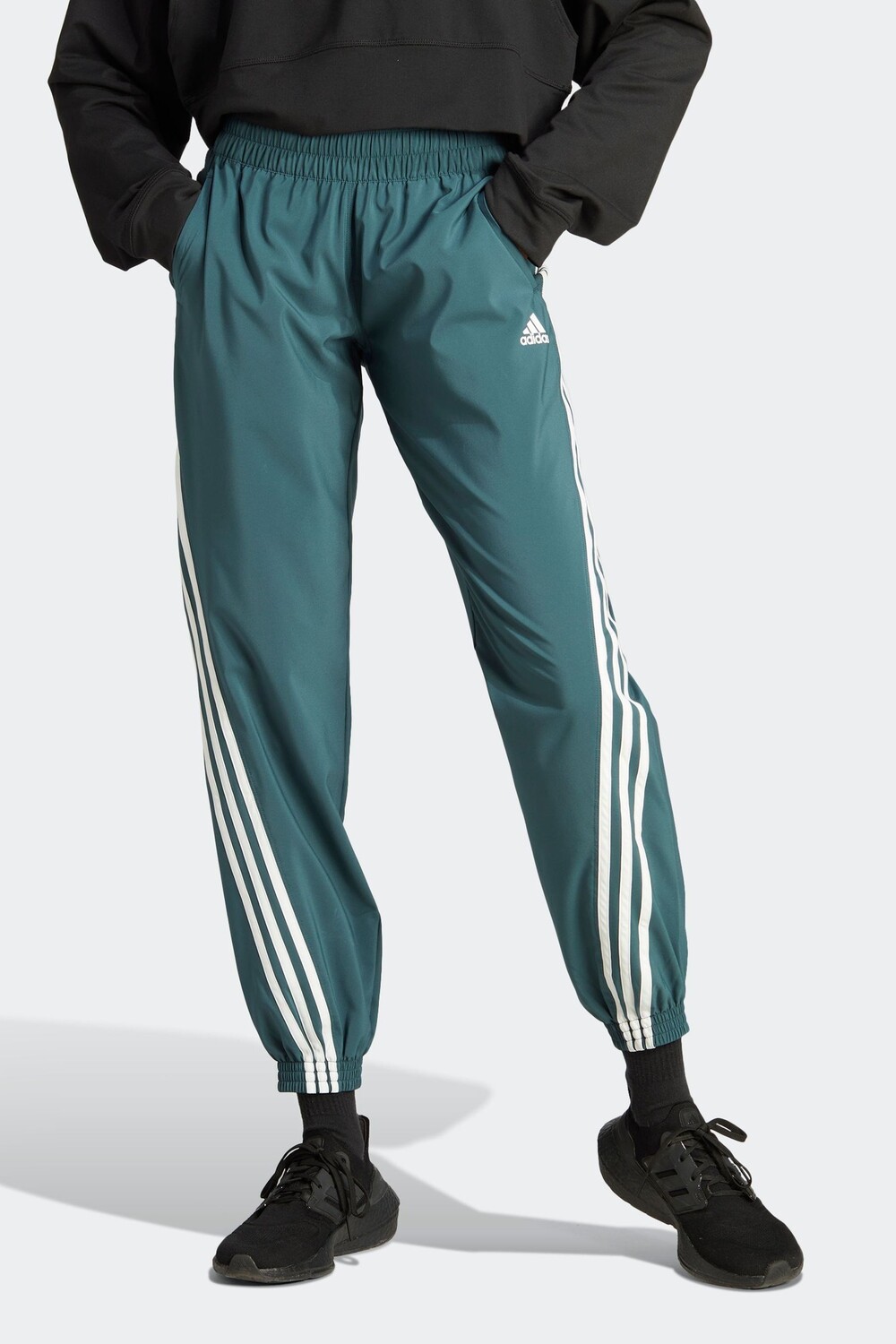 

Адидас беговые штаны adidas, зеленый
