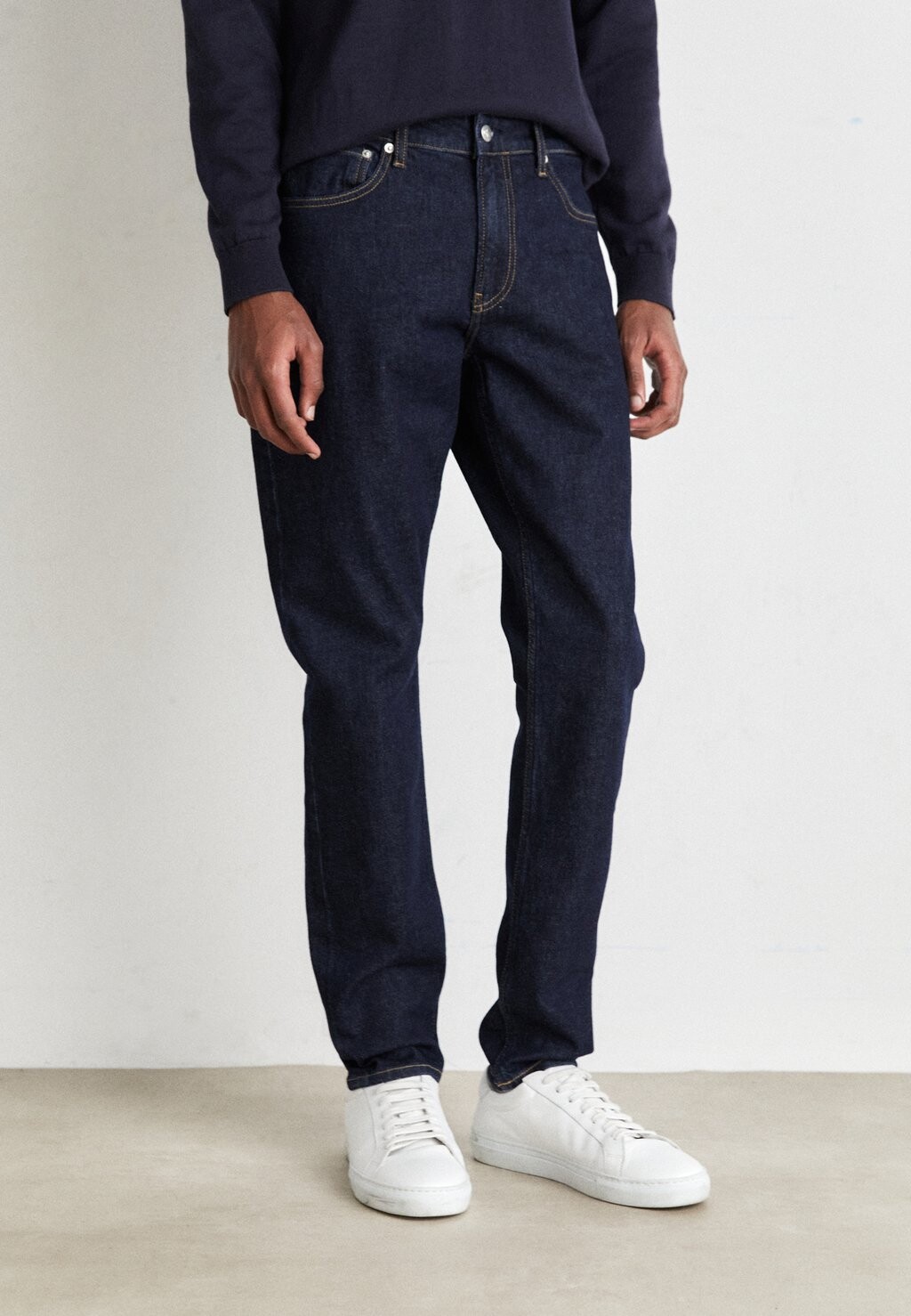 

Джинсы Tapered Fit Slim Taper Calvin Klein Jeans, цвет denim dark