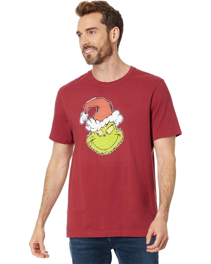 

Футболка Life is Good Pop Art Grinch Crusher Tee, цвет Cranberry Red