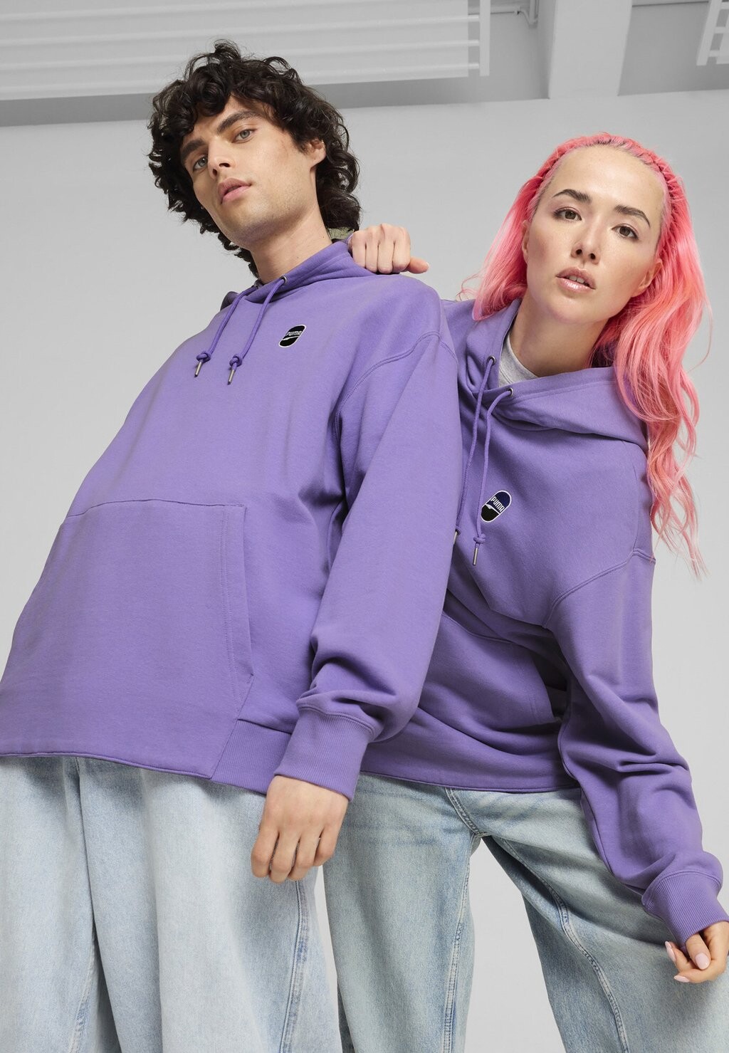 

Толстовка с капюшоном TOWN Puma, лиловый