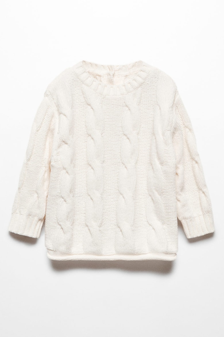 Пуловер Noa с заниженными рукавами Mango, белый