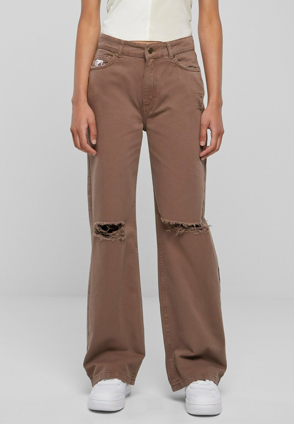 

Брюки SMALL SIGNATURE EXTRA WIDE Karl Kani, цвет dark brown