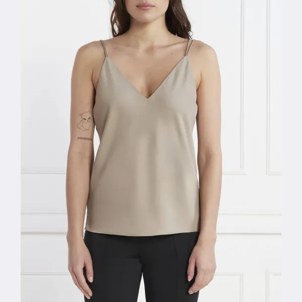 

Топ свободного кроя Calvin Klein, бежевый