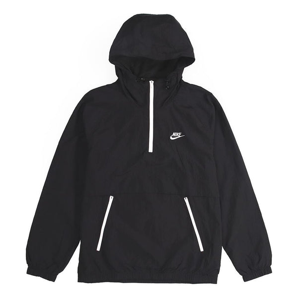 Куртка Nike As Sportswear Ce JKT Jacket Hd Wvn Anrk 'Black White', черный
