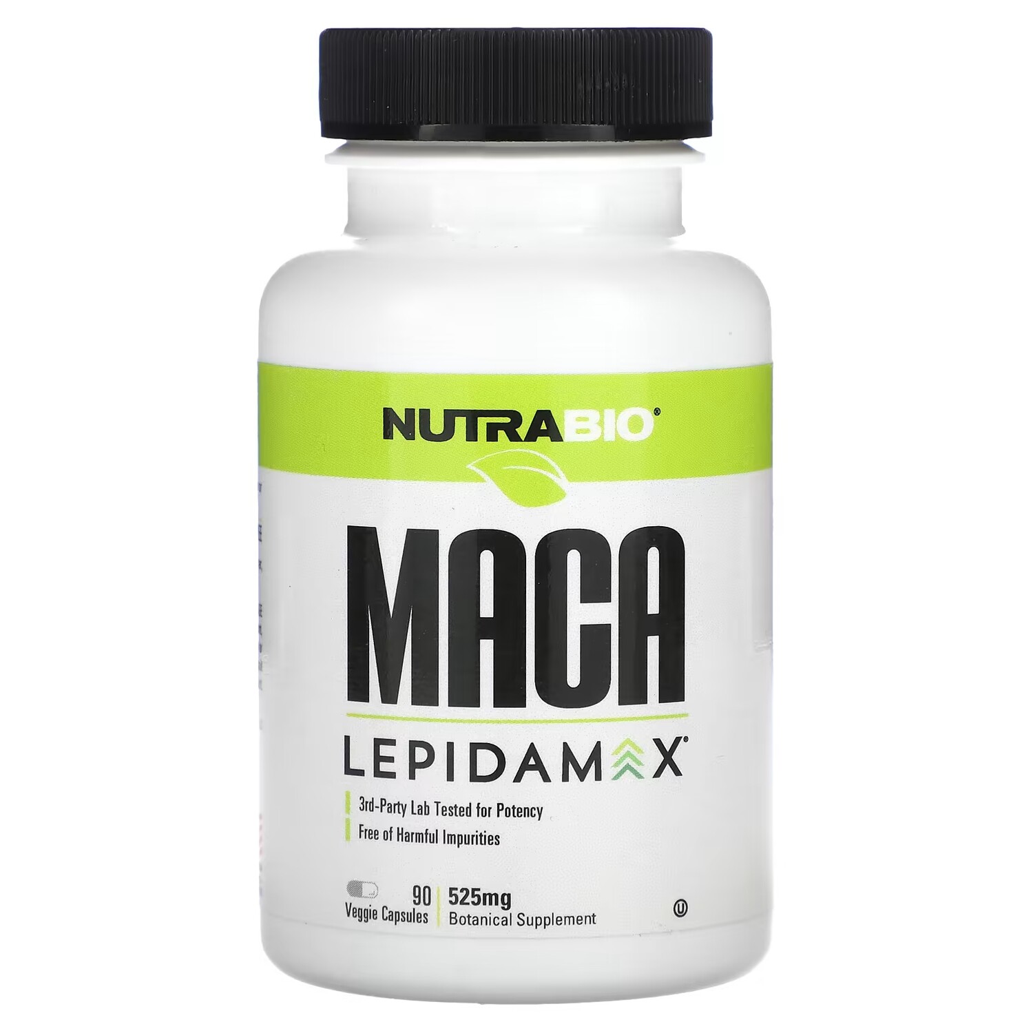 

Пищевая добавка Nutrabio Labs MACA Lepidamax, 525 мг, 90 растительных капсул