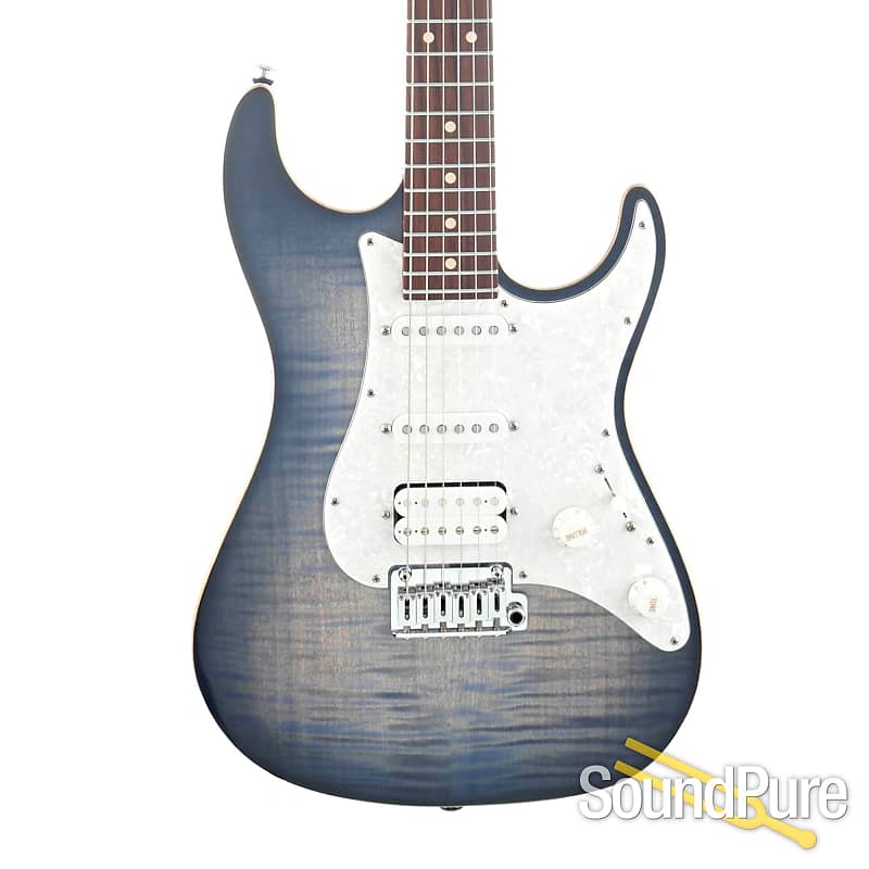 цена Электрогитара Suhr Standard Plus Trans Whale Blue Burst Guitar #68922
