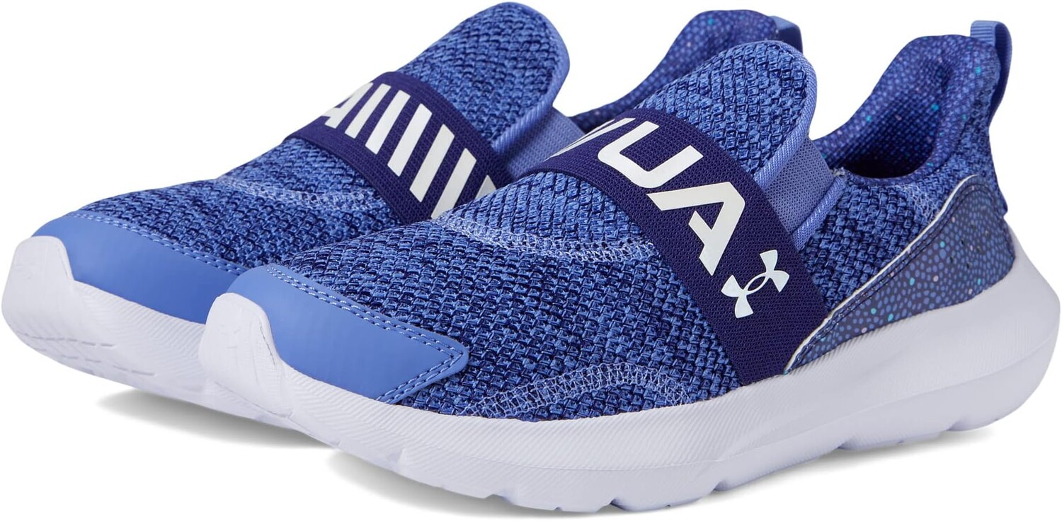 

Кроссовки Surge 3 Slip-On Print Under Armour, цвет Baja Blue/Sonar Blue/Iridescent