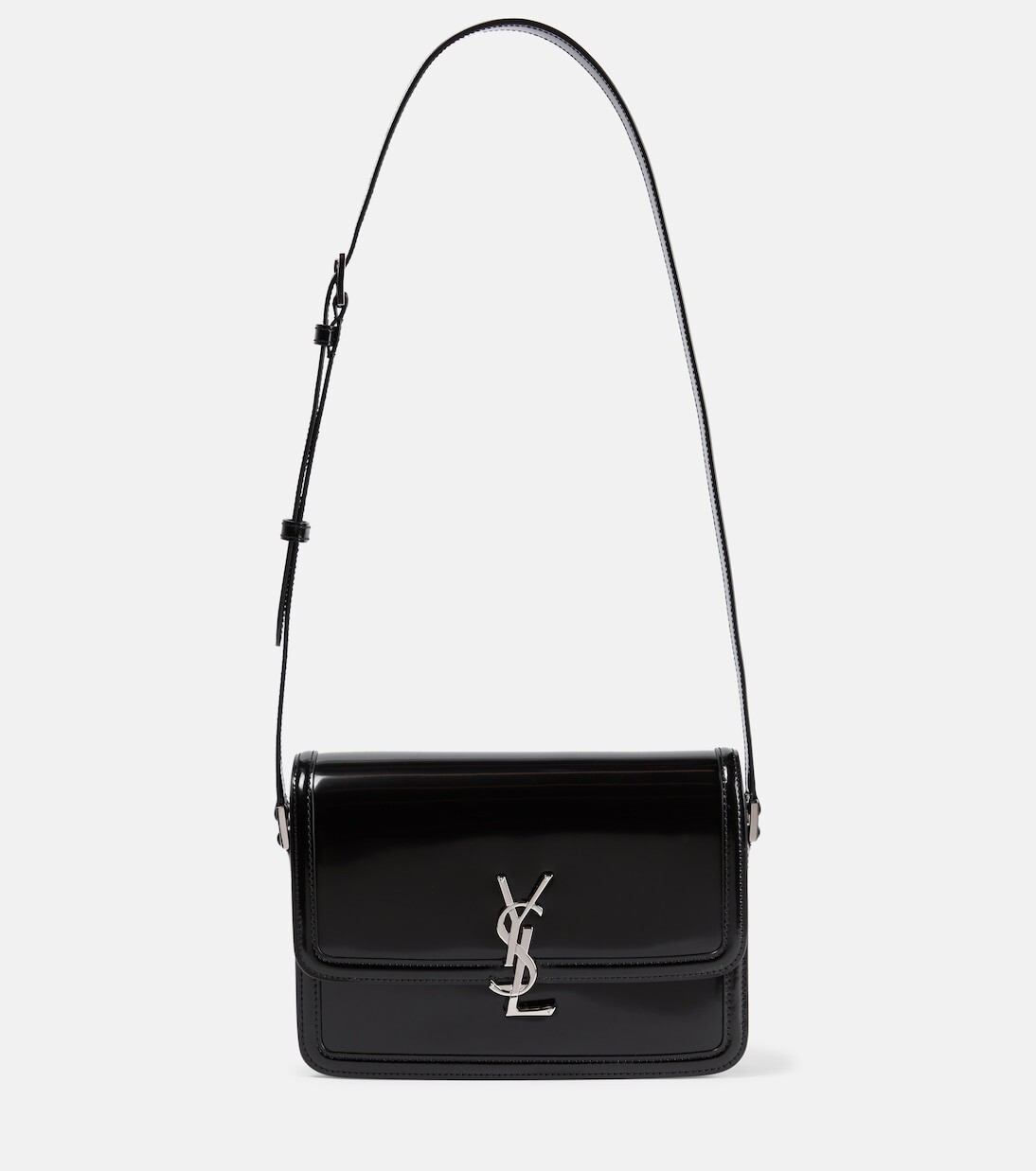 

Кожаная сумка через плечо solferino среднего размера Saint Laurent, черный