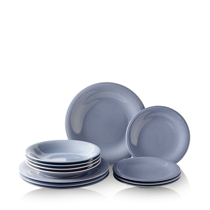 

Набор посуды Villeroy & Boch Color Loop, 12 предметов, синий