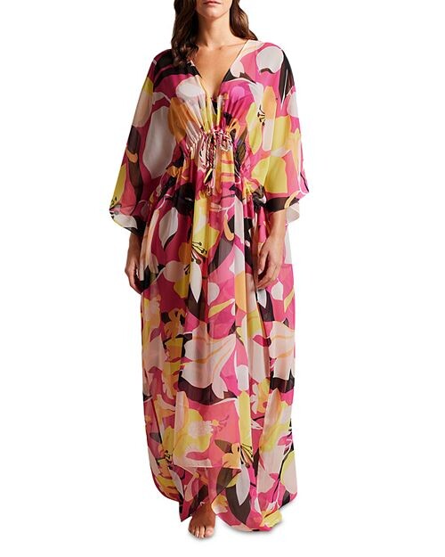 

Накидка для плавания макси с поясом Lucenaa Ted Baker, цвет Tan/Beige
