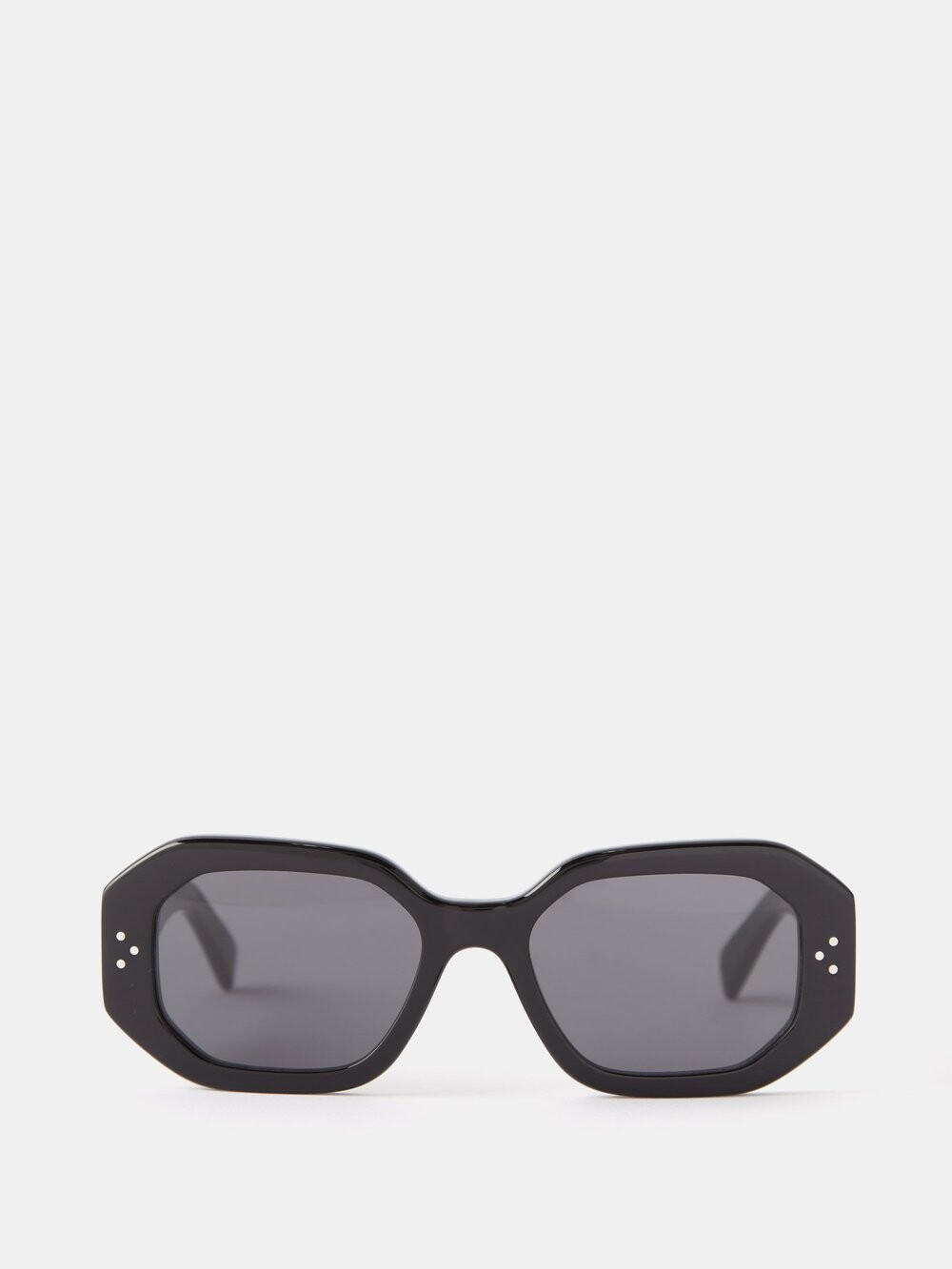 

Квадратные солнцезащитные очки из ацетата Celine Eyewear, черный