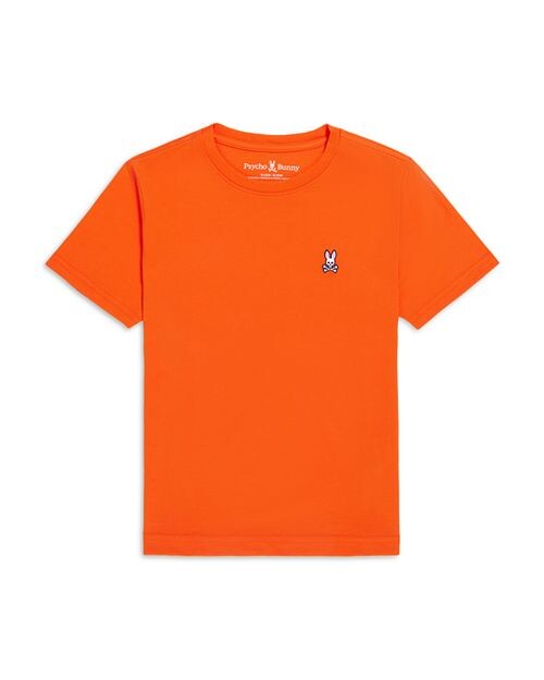 

Футболка с круглым вырезом для мальчиков Psycho Bunny, цвет Orange