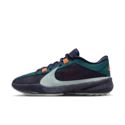 

Кроссовки Nike Giannis Freak 5 Basketball Shoes, цвет Geode Teal/Purple Ink/Total Orange/Jade Ice