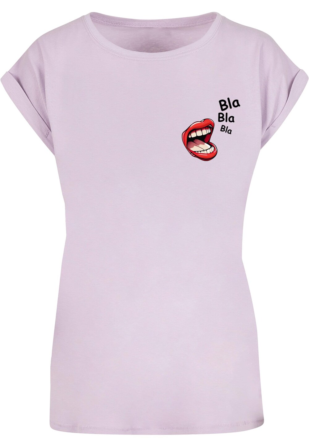 Рубашка Merchcode Bla Bla Bla, лаванда чехол mypads bla bla для xiaomi 12t redmi k50 ultra задняя панель накладка бампер
