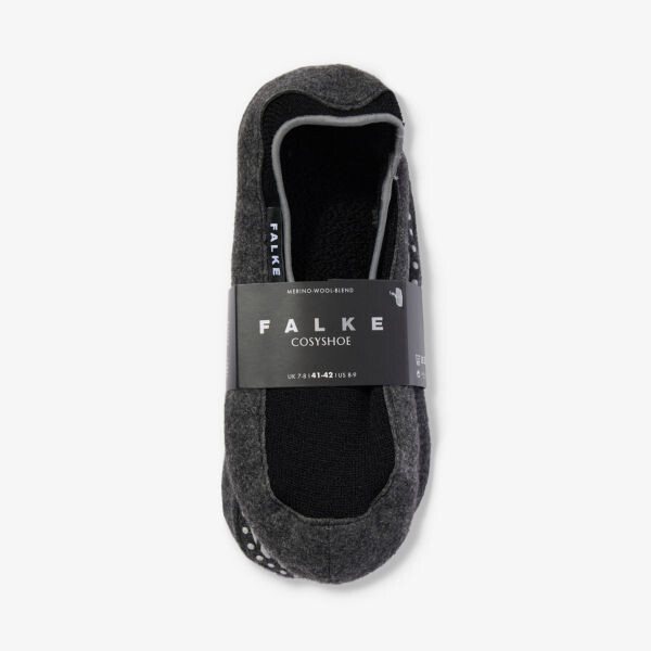 

Носки-тапочки Cosyshoe из смесовой шерсти Falke, черный
