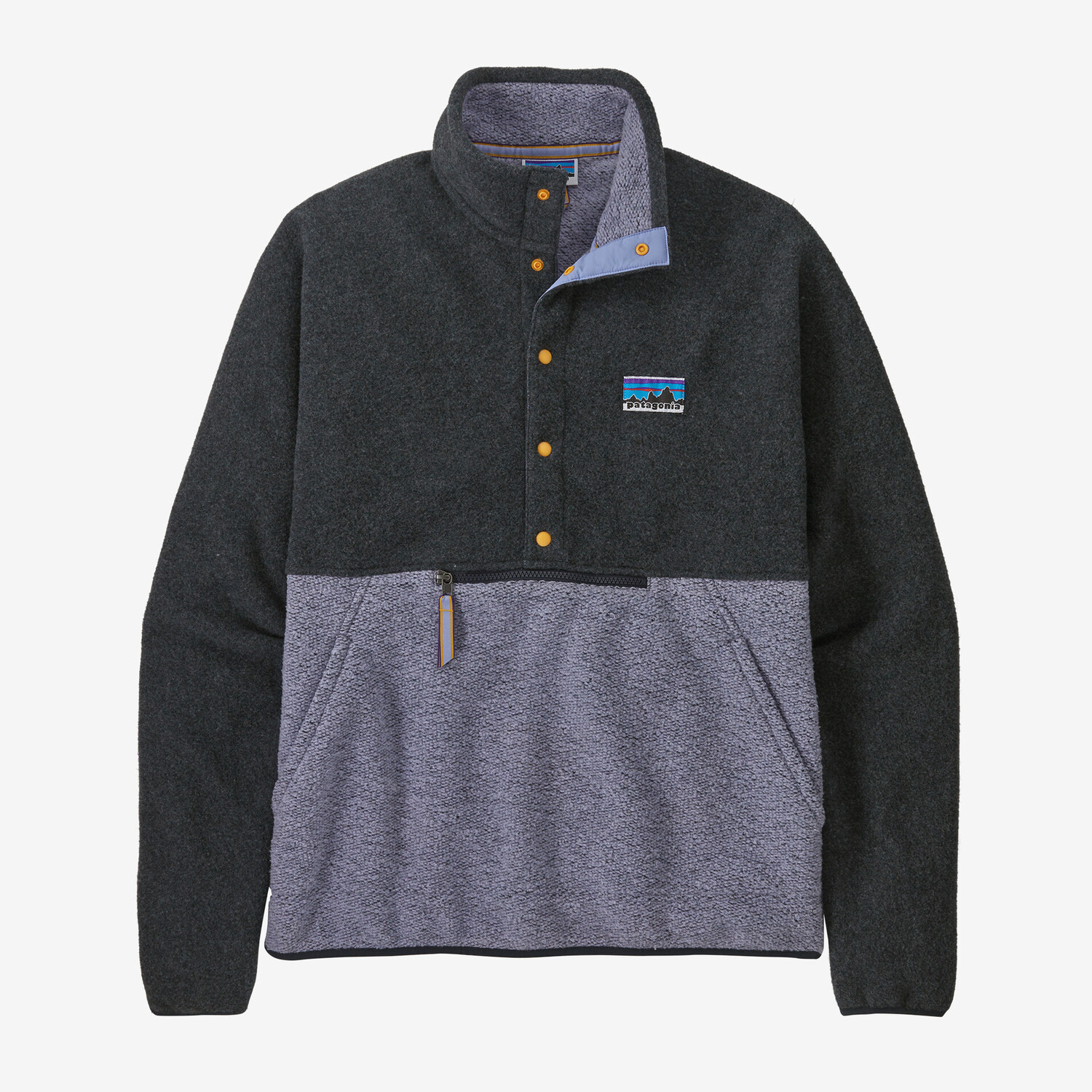 

Флисовый пуловер Snap-T из натуральной смеси Patagonia, цвет Pale Periwinkle