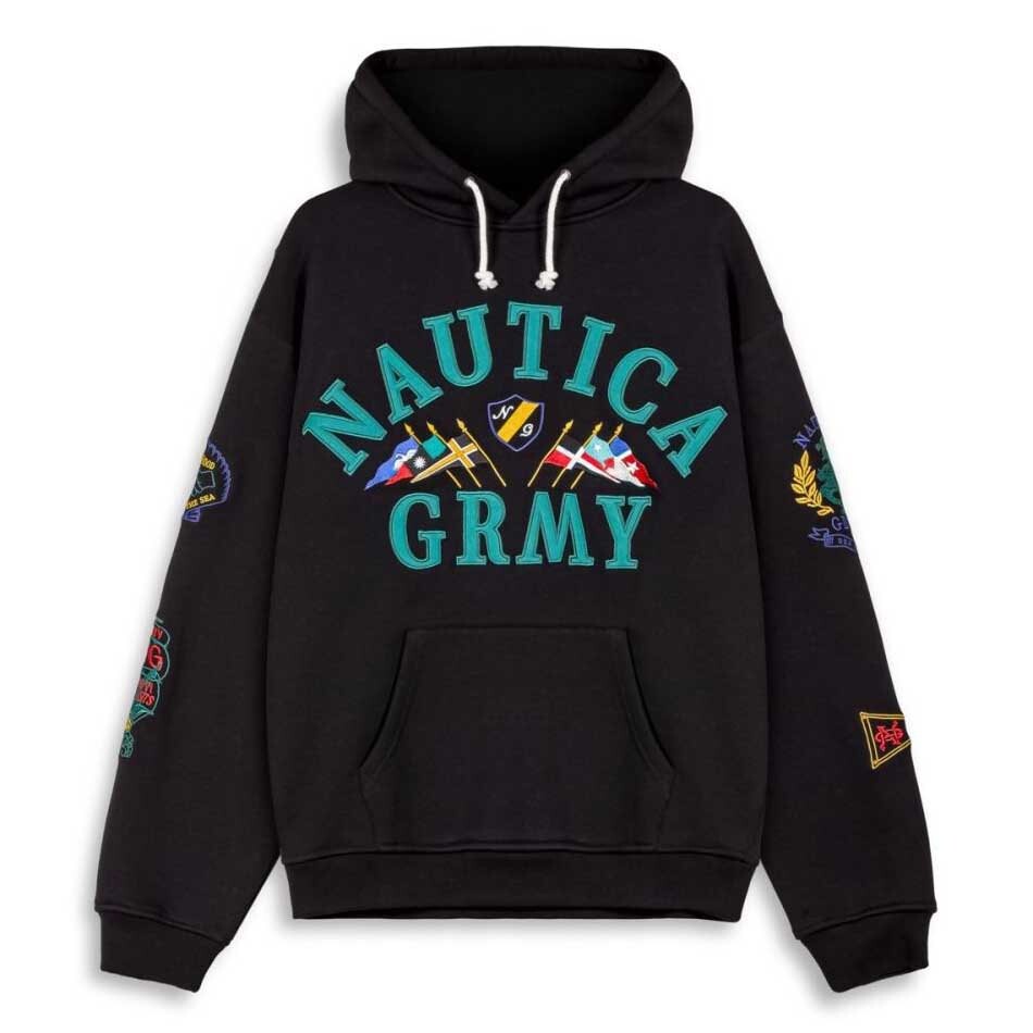 

Худи Grimey Mighty Harmonist Nautica Vintage, черный