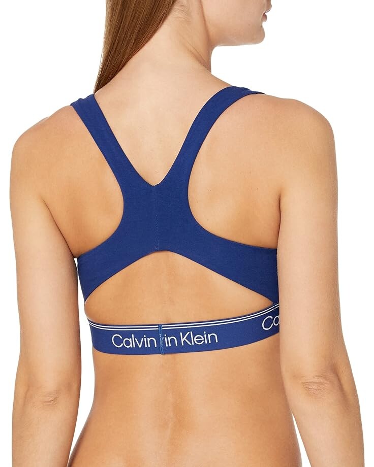 

Бралетт Calvin Klein Athletic Unlined Bralette, цвет Blue Depths