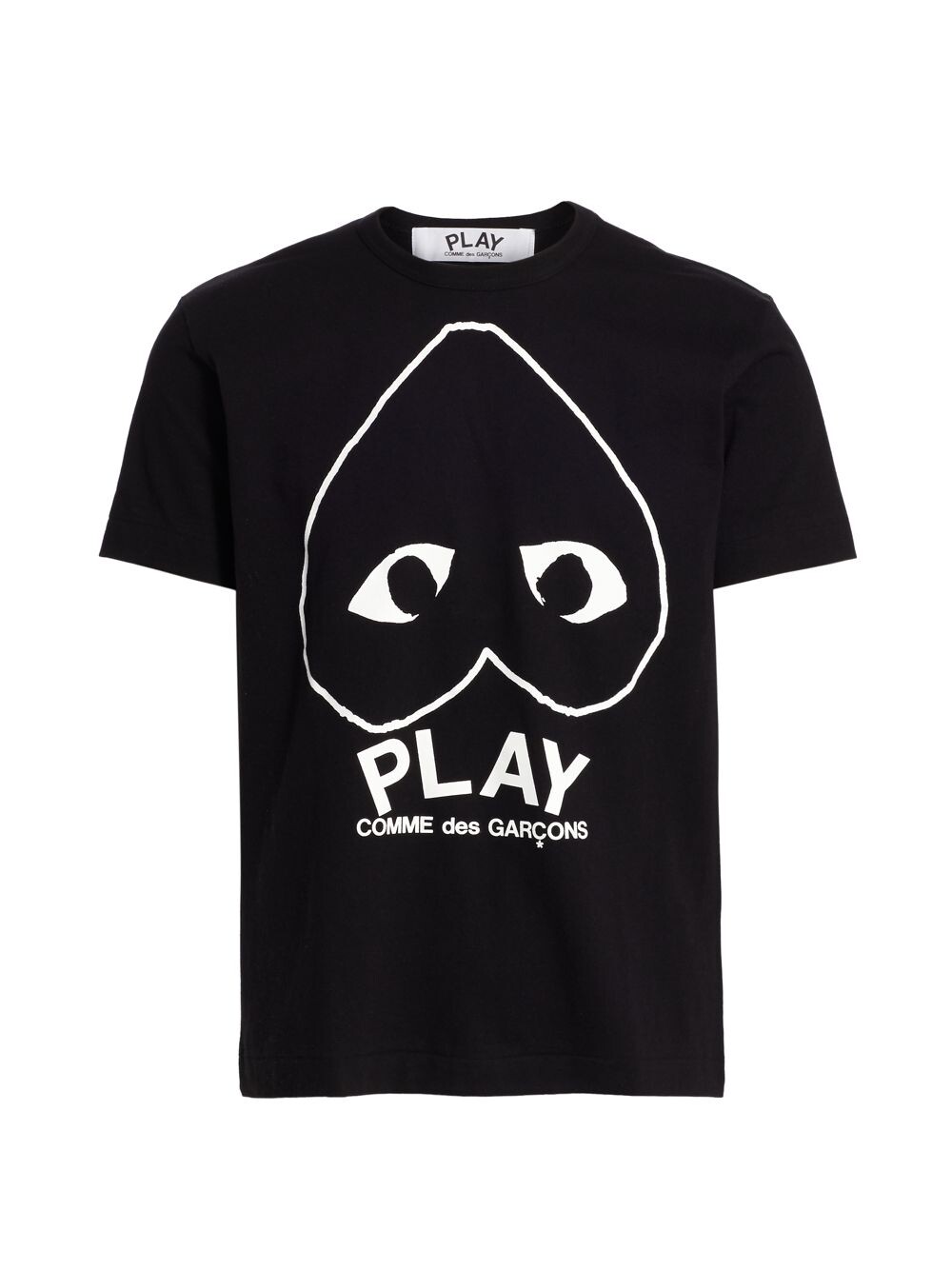 

Футболка с перевернутым сердцем и логотипом Comme des Garçons PLAY, черный