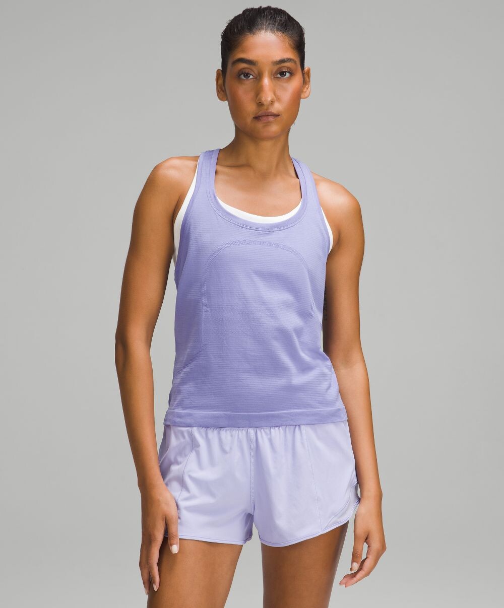 

Майка Swiftly Tech Racerback 2.0 Lululemon, лавандовый