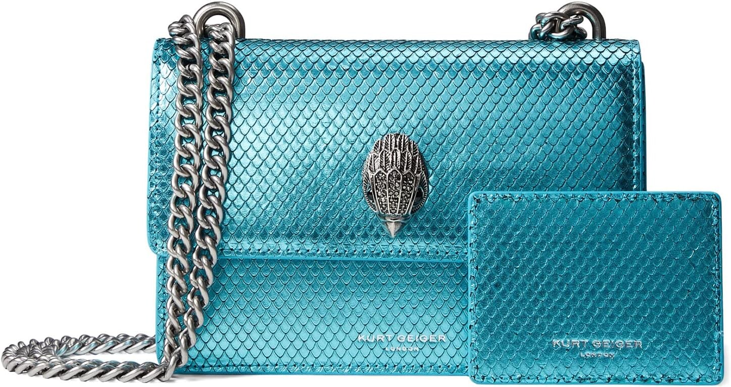 

Маленькая сумка через плечо Shoreditch Kurt Geiger London, цвет Teal