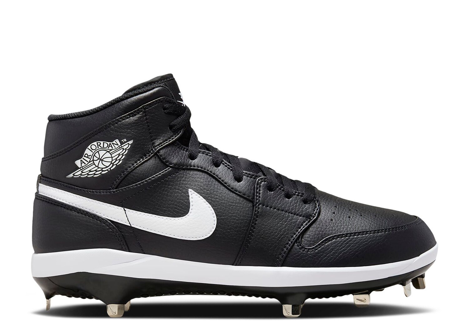 

Кроссовки Air Jordan Air Jordan 1 Retro Metal 'Black White' 2023, черный