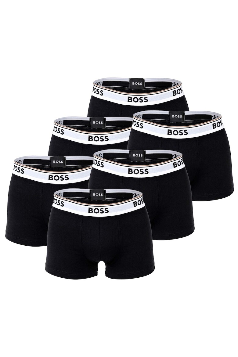 

Боксеры с логотипом - 6 пар Boss, черный