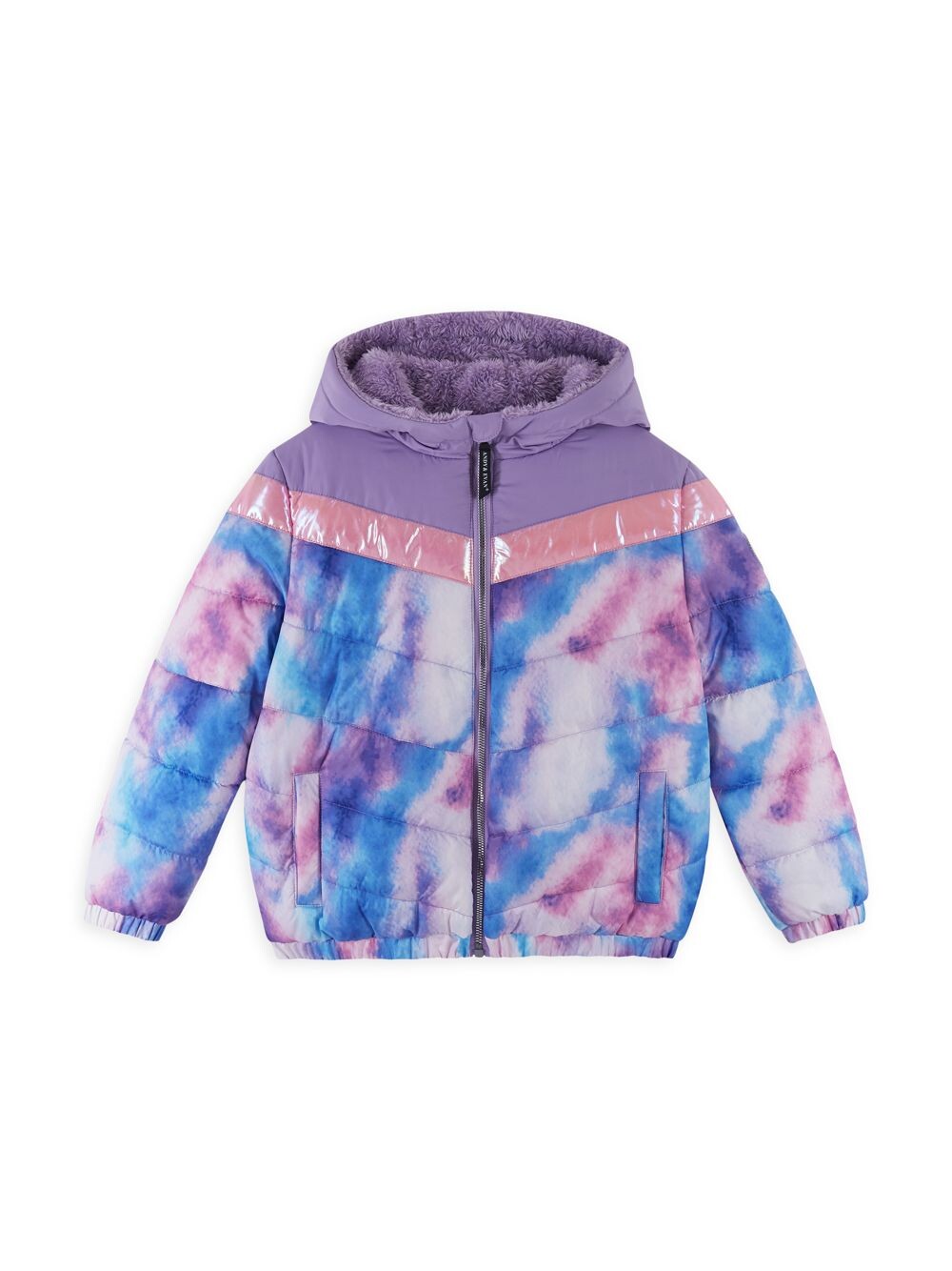 

Пальто Tie-Dye Bubble для маленьких девочек Andy & Evan