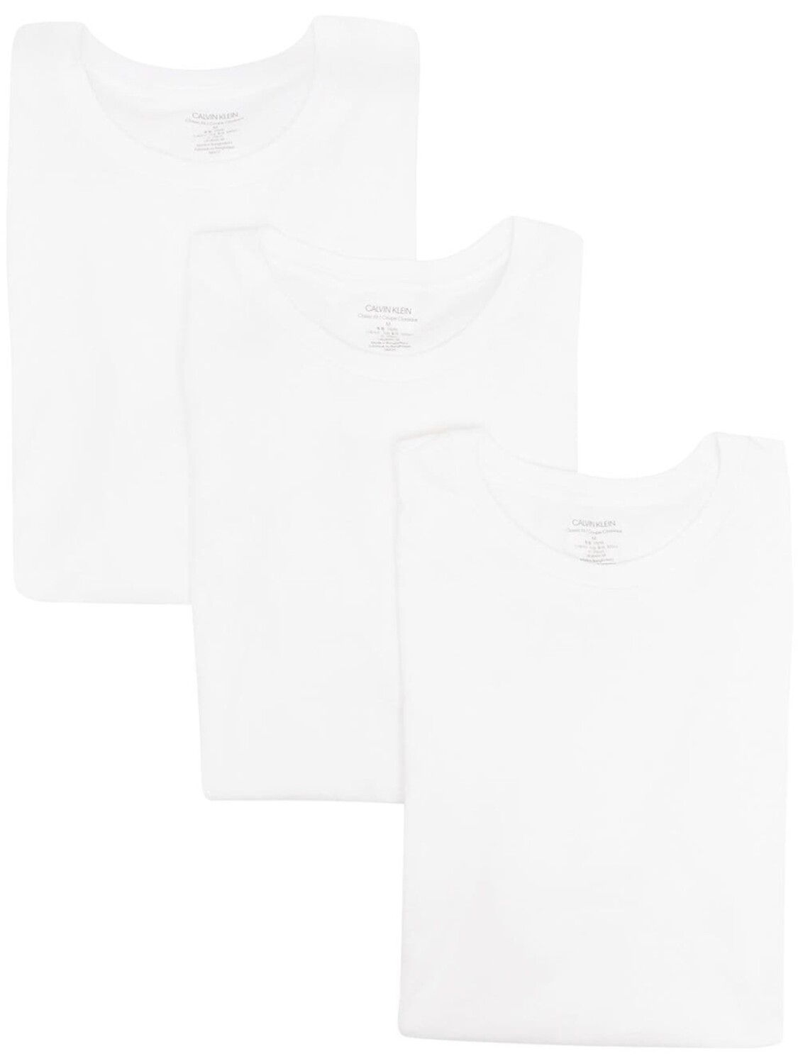 

Calvin Klein комплект из трех футболок с короткими рукавами, белый