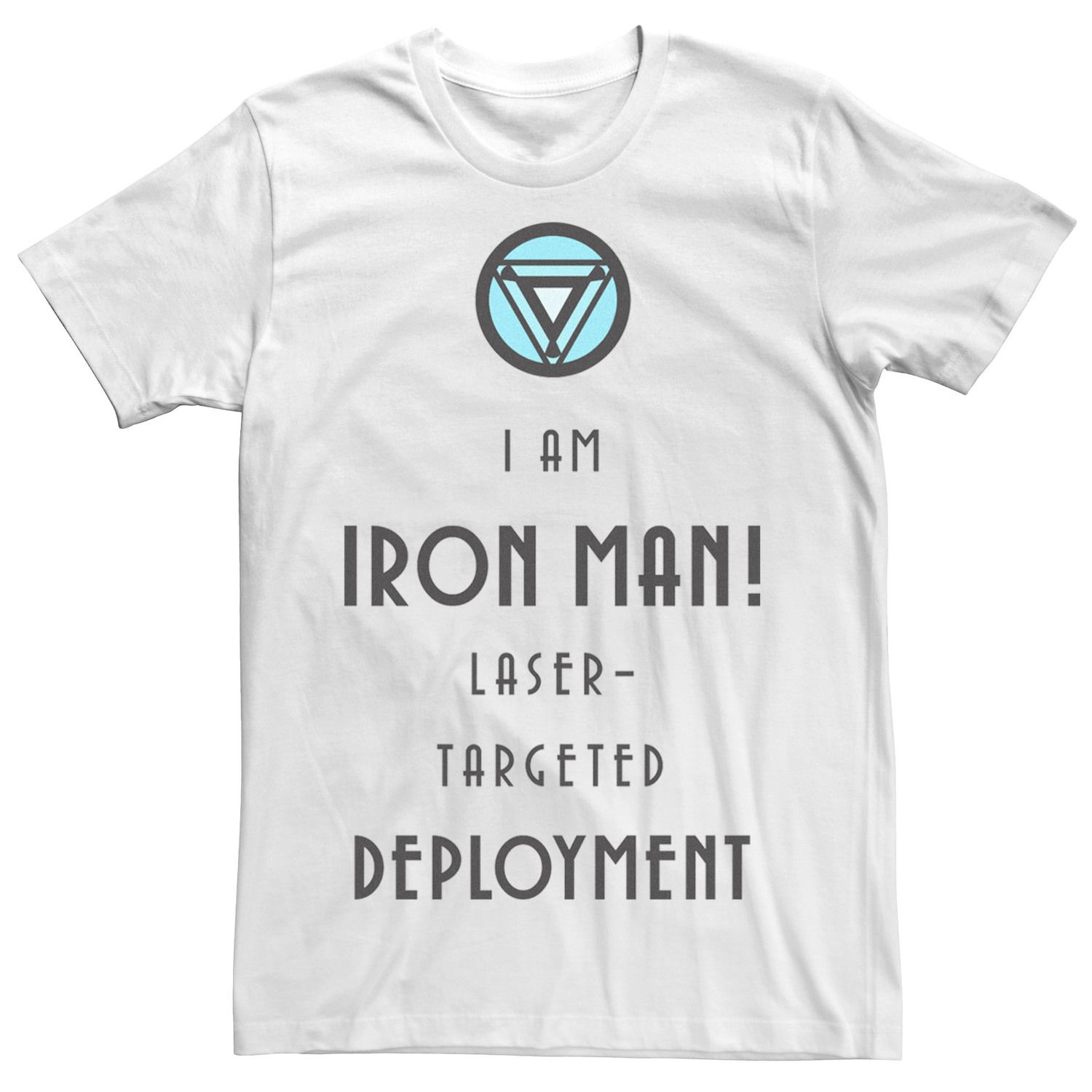 цена Мужская футболка с текстом и лазерным прицелом Marvel Iron Man Licensed Character
