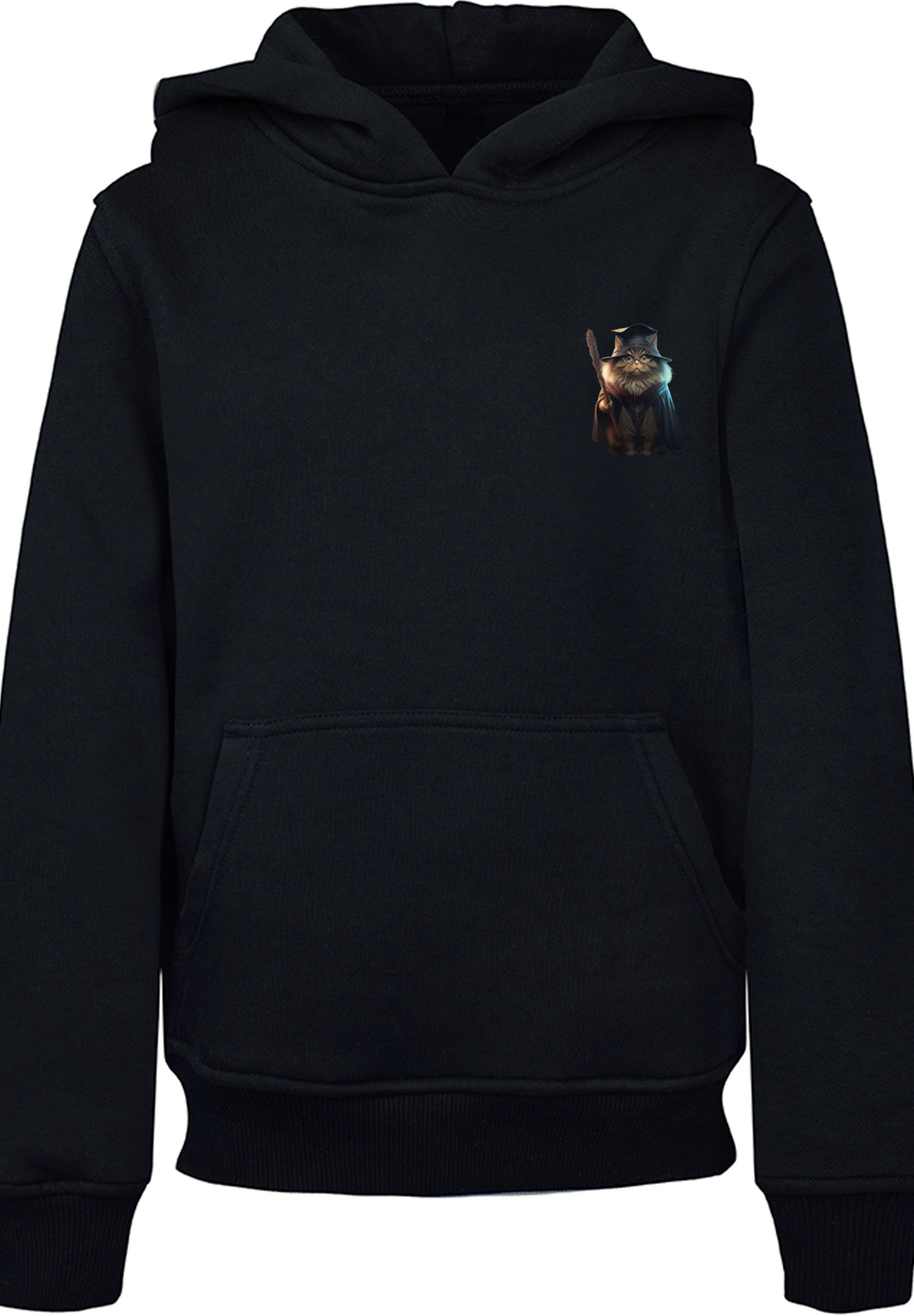 Пуловер F4NT4STIC Hoodie Wizard Cat HOODIE UNISEX, черный