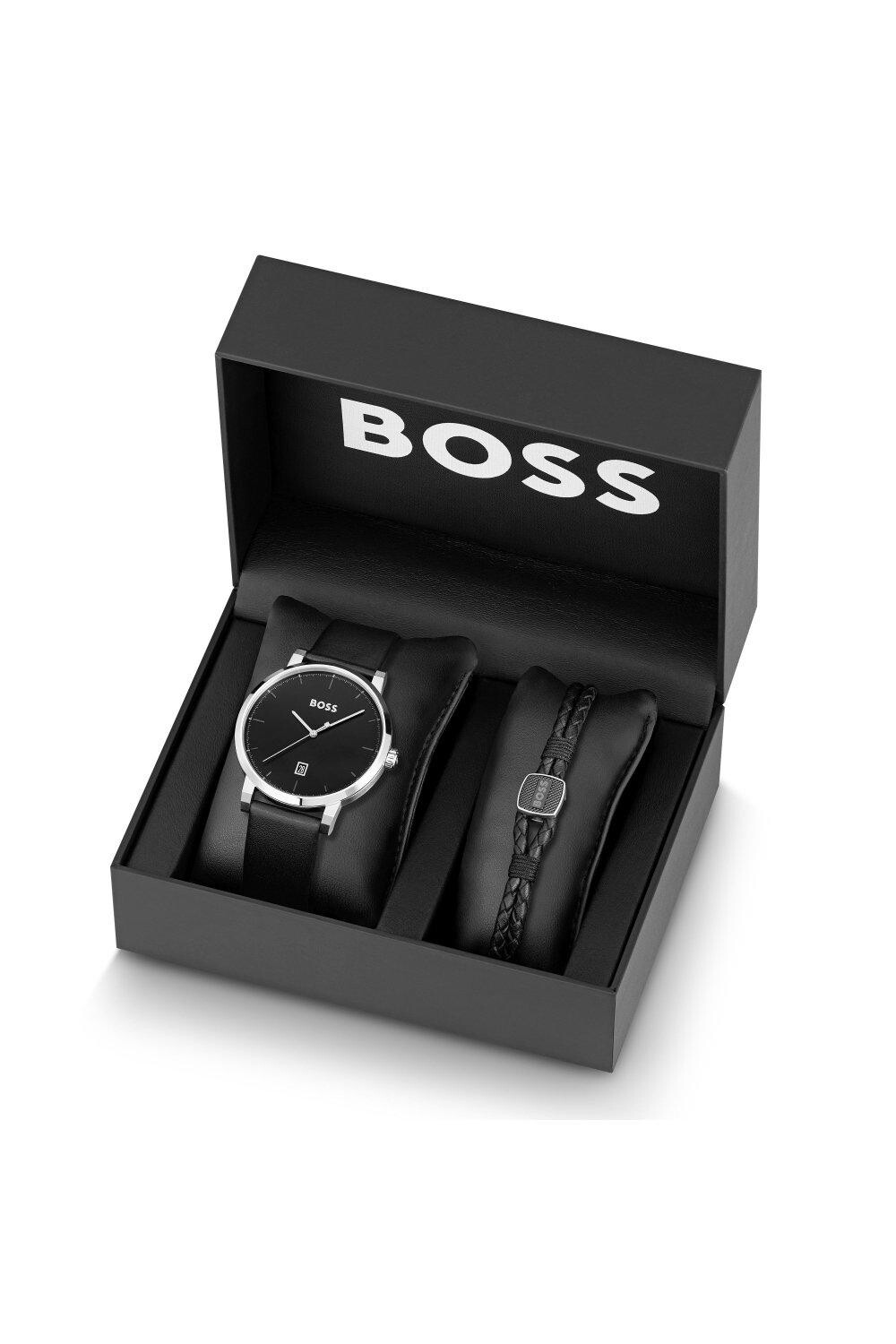 

Модные аналоговые кварцевые часы из нержавеющей стали — 1570145 BOSS, черный