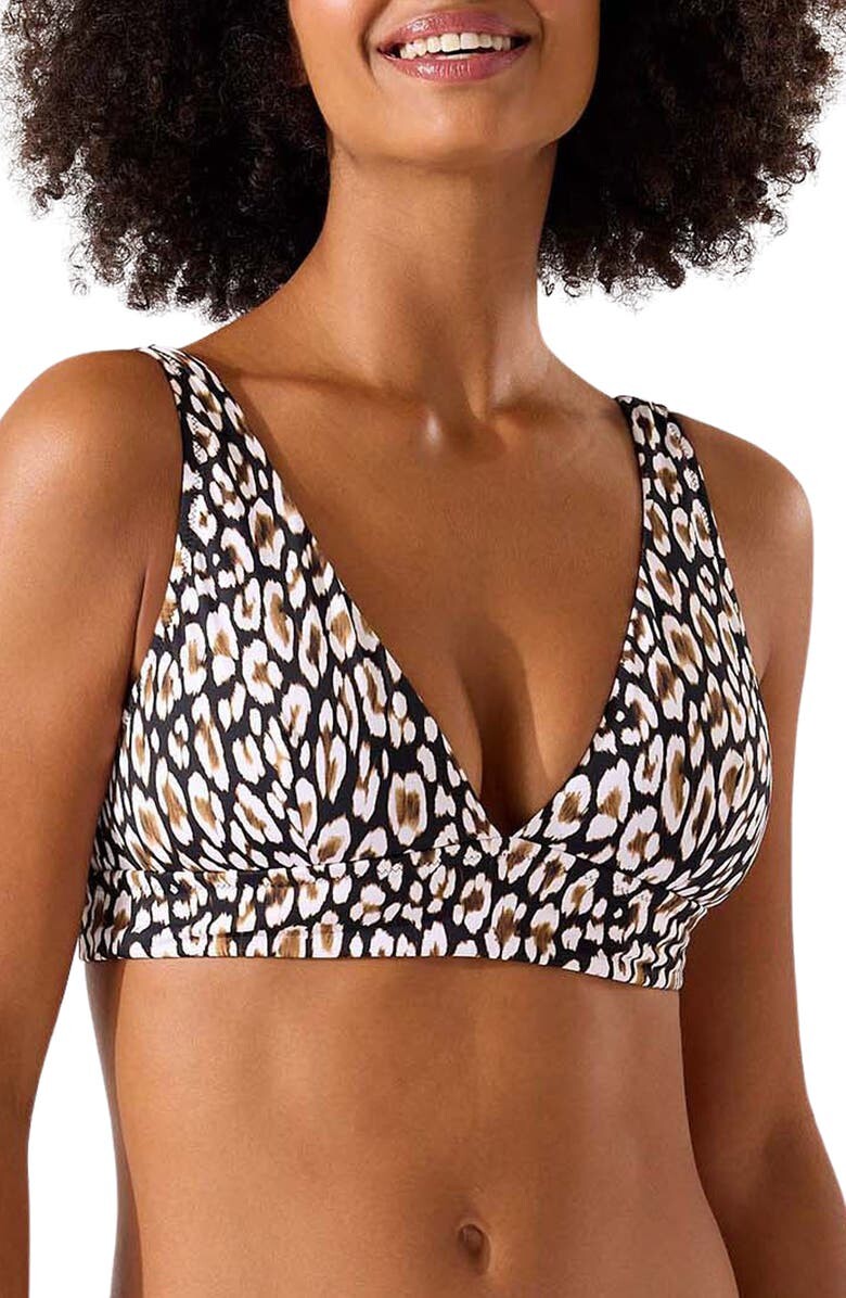 

Верх бикини Palm Modern Safari Cat TOMMY BAHAMA, черный
