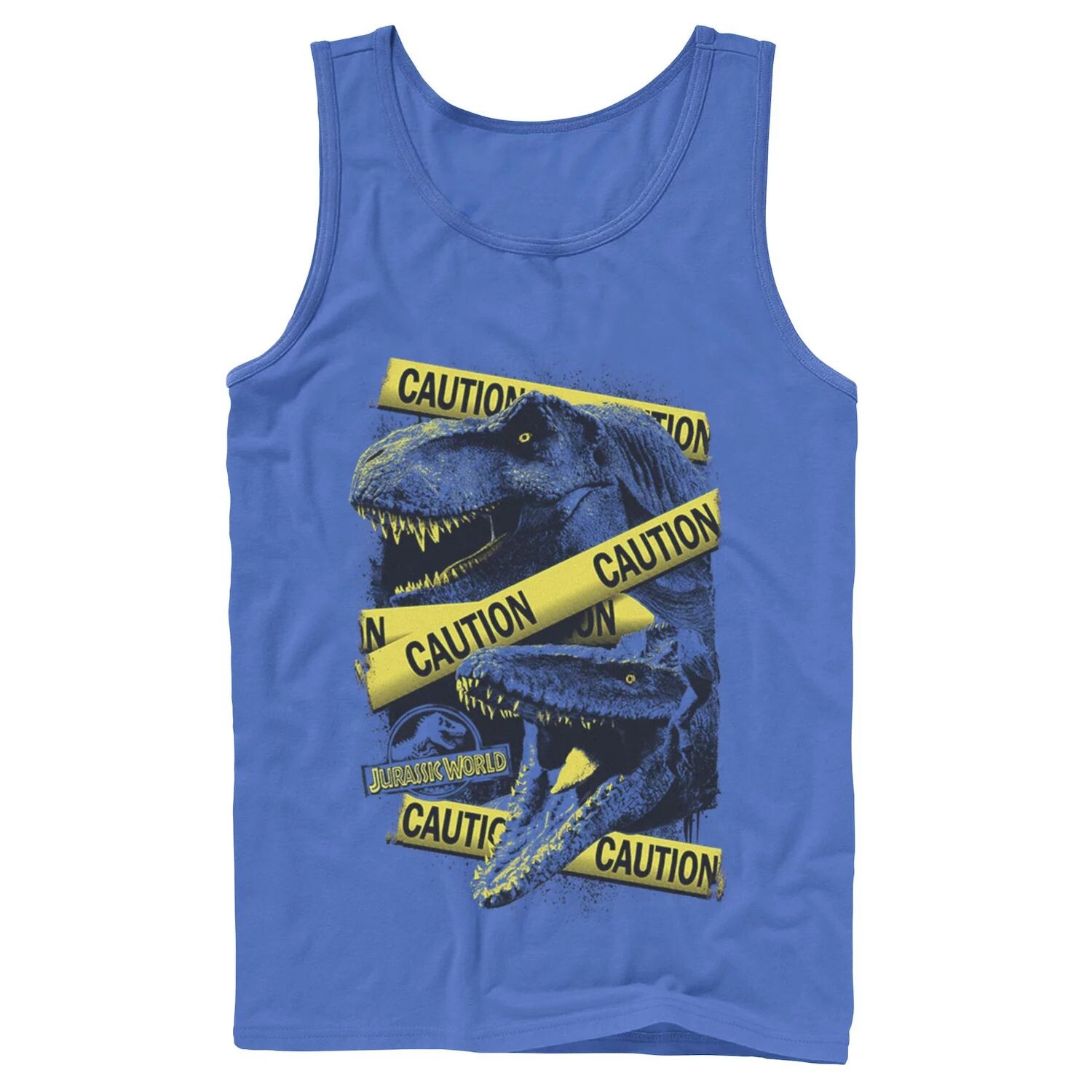 

Мужская майка Jurassic World Dinosaur Caution Splatter Licensed Character
