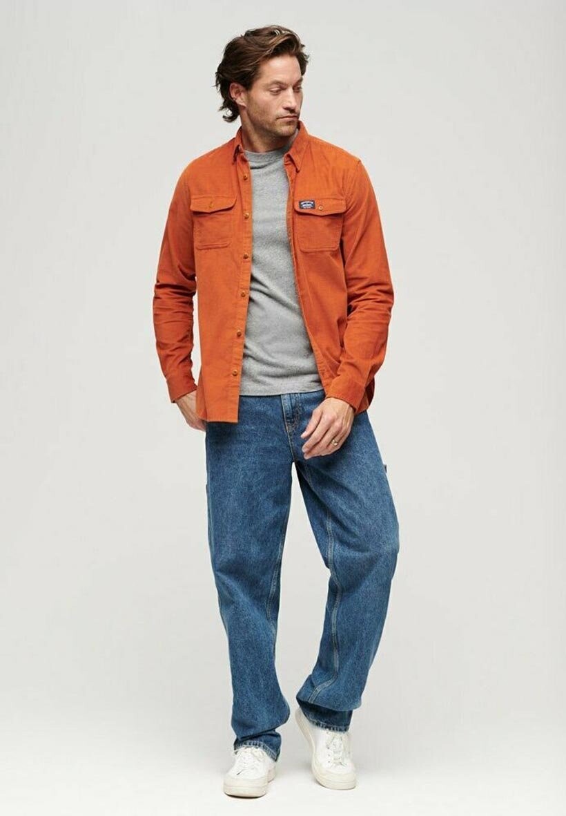 

Рубашка TRAILS Superdry, цвет clay orange