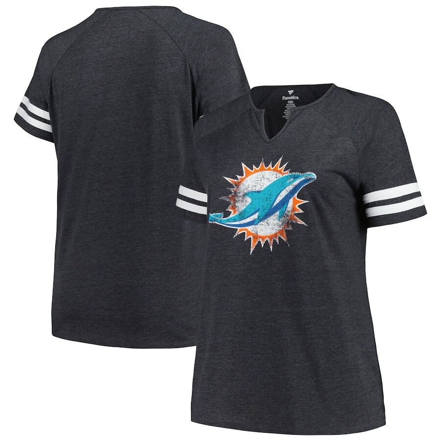 

Футболка с коротким рукавом Fanatics Branded Miami Dolphins, угольный
