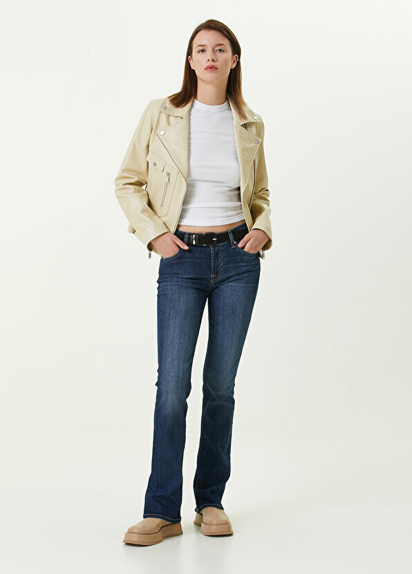

Синие джинсовые брюки-клеш nolita 7 For All Mankind, Синий