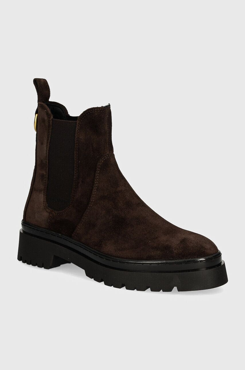 

Замшевые ботинки челси Gant Aligrey, коричневый