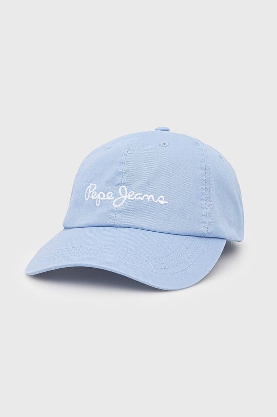 

Детская хлопковая шапочка Pepe Jeans, синий
