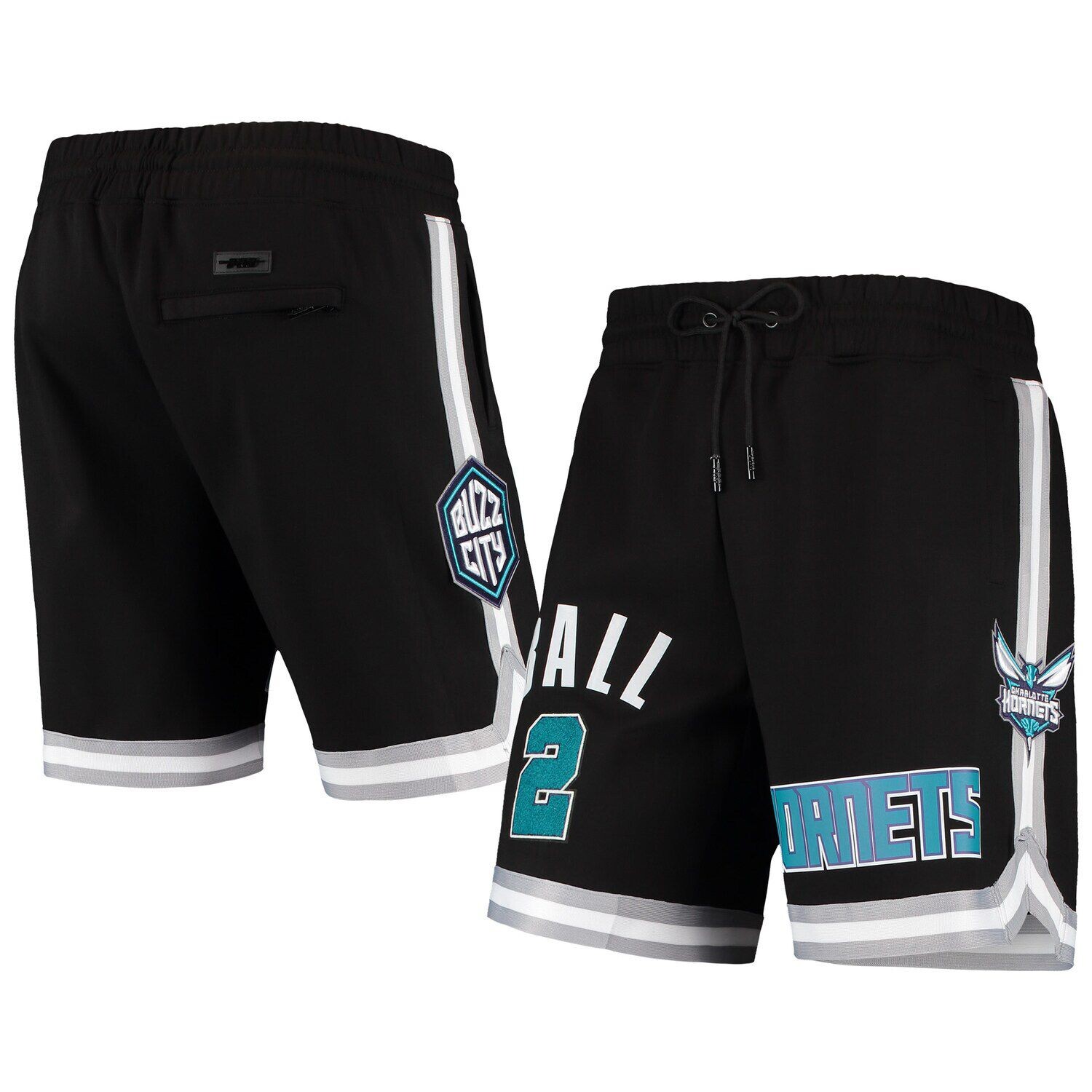 

Мужские шорты Pro Standard LaMelo Ball Black Charlotte Hornets Team Player