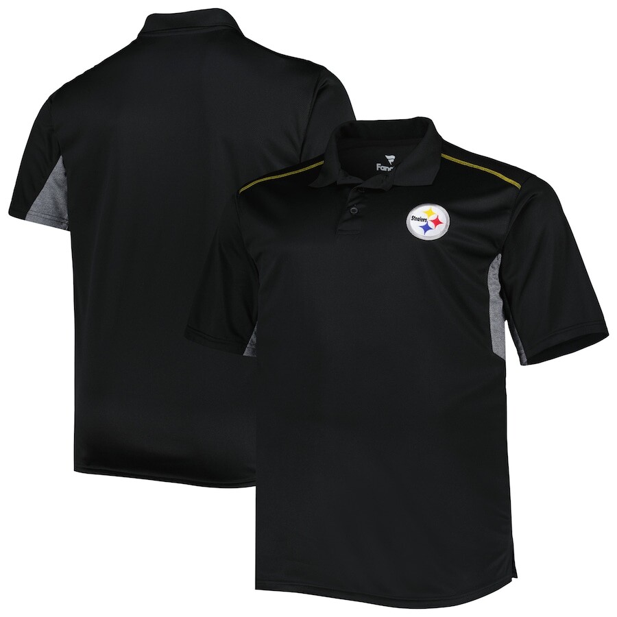

Поло с коротким рукавом Fanatics Branded Pittsburgh Steelers, черный