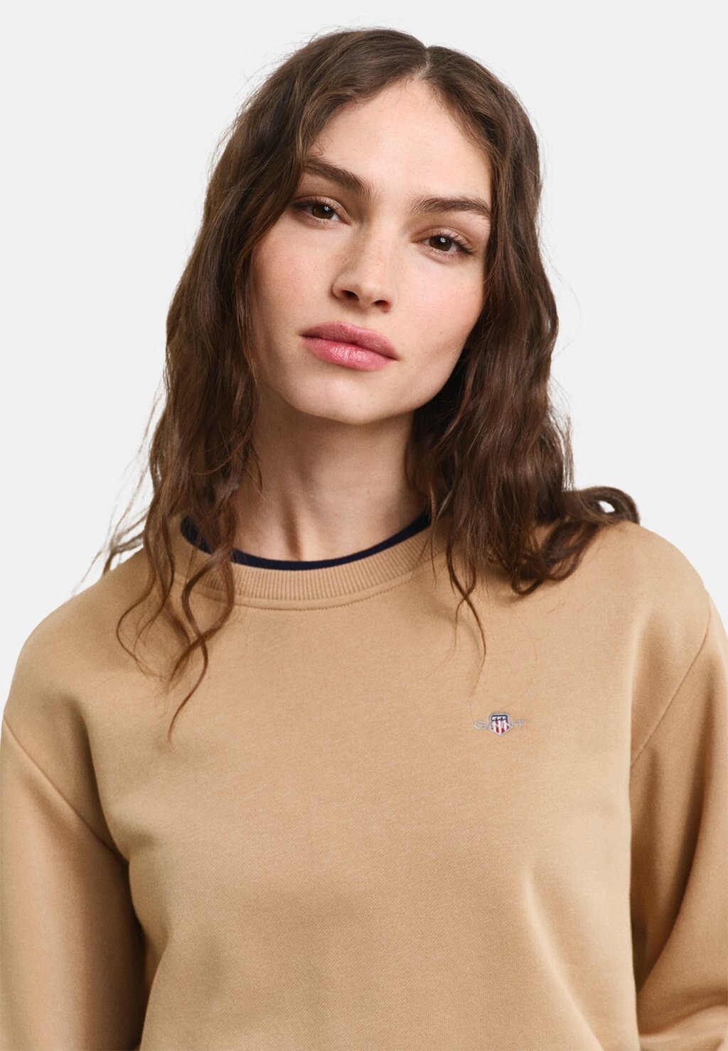 

Толстовка SHIELD C-NECK GANT, бежевый
