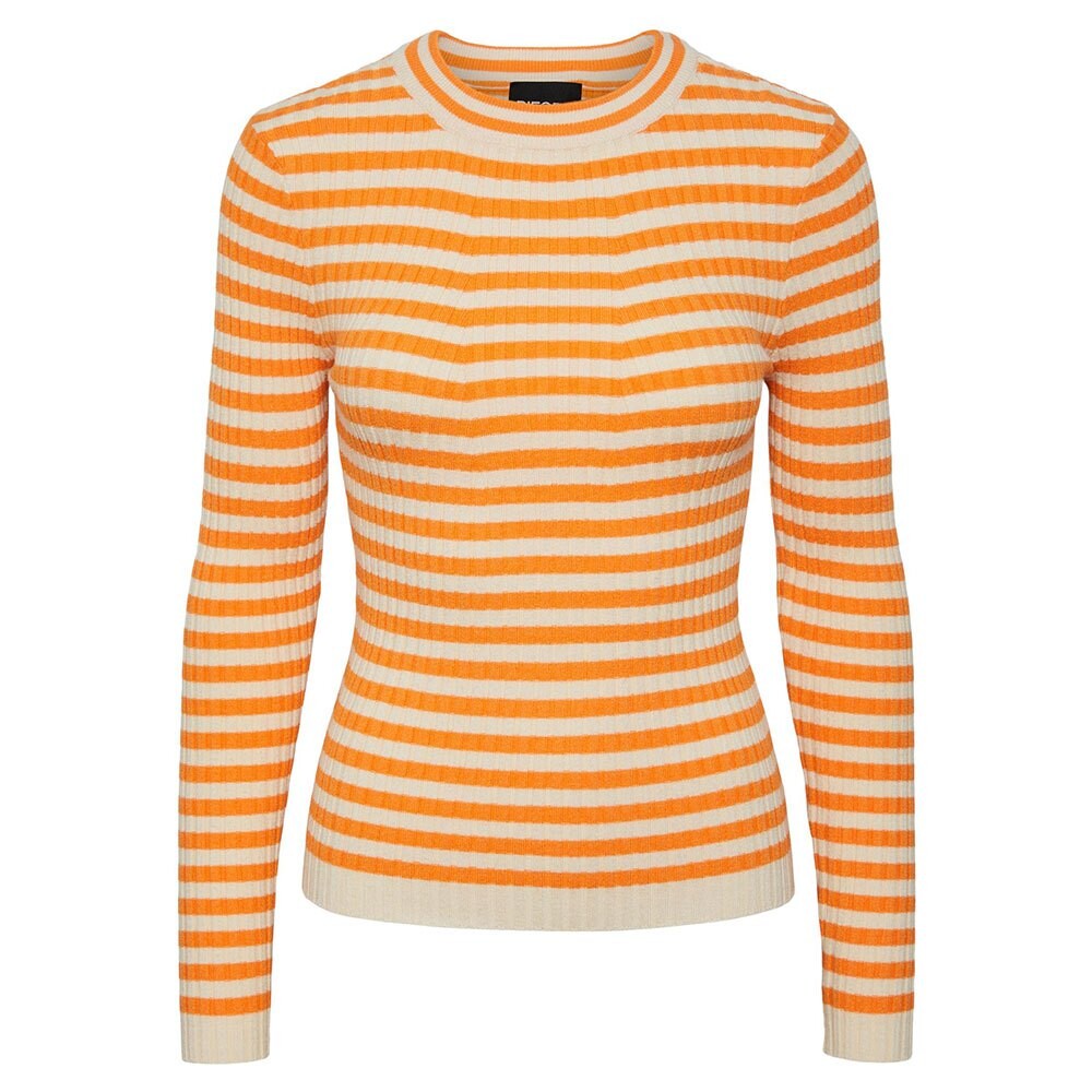 

Свитер Pieces Crista 17115047 O Neck, оранжевый