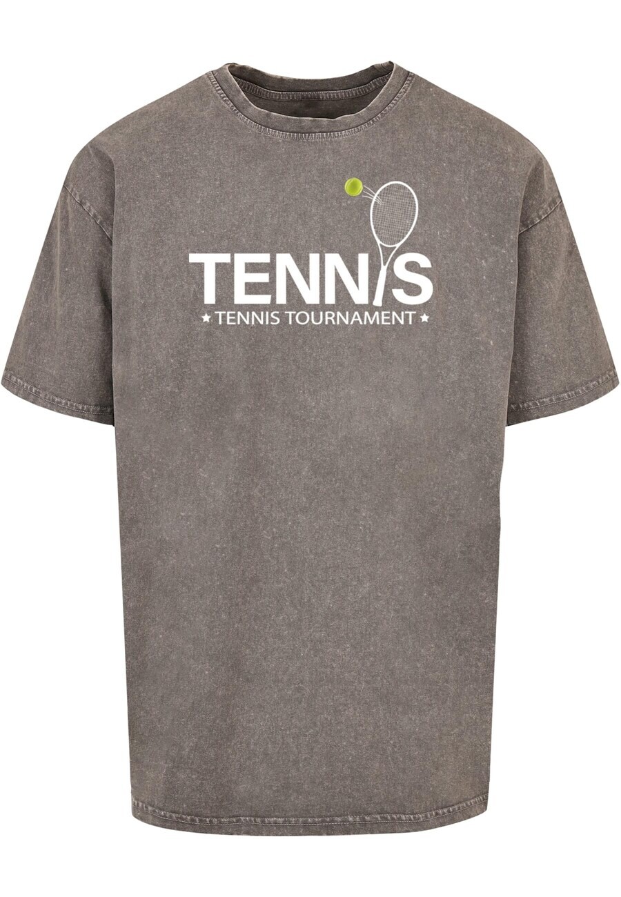 

Футболка Merchcode TENNIS RACKET, серый