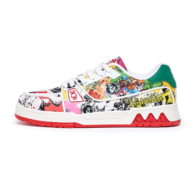 

Кроссовки Violent bears Skateboarding Shoes Unisex Low-top, черный