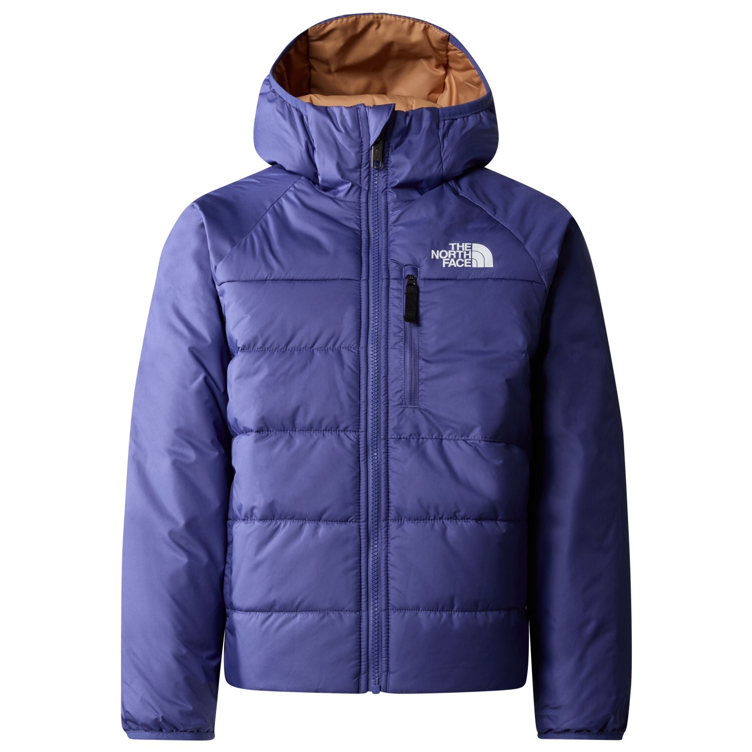 

Куртка из синтетического волокна The North Face Boy's Reversible Perrito, цвет Cave Blue/Almond Butter