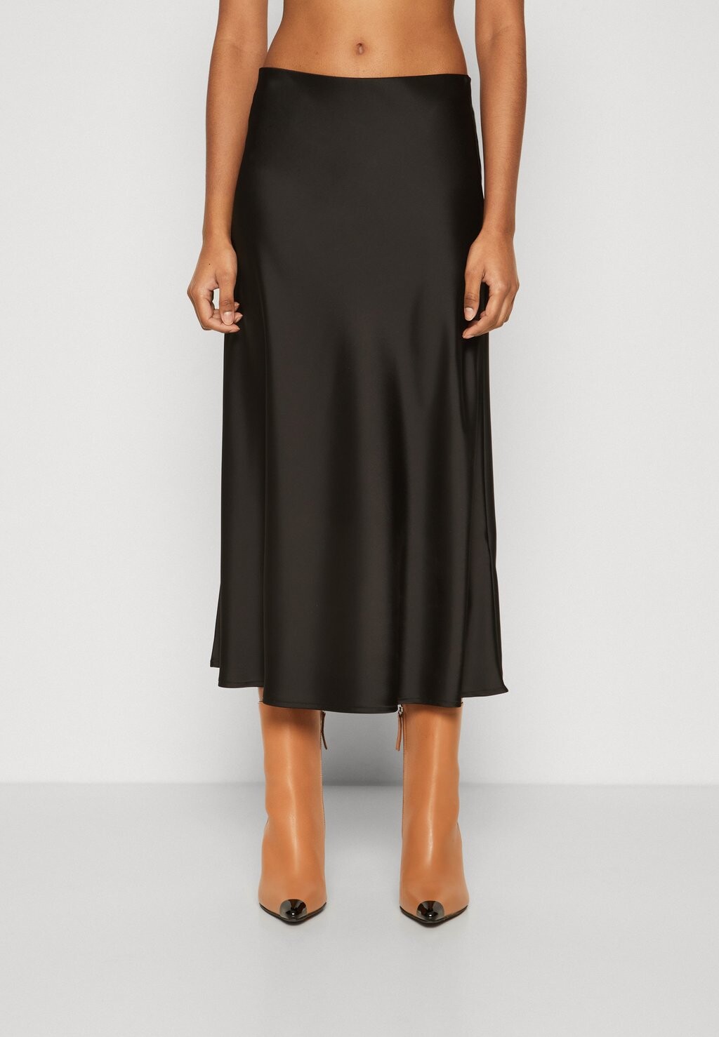 

Юбка А-силуэта YASPELLA MIDI SKIRT Yas Petite, цвет black