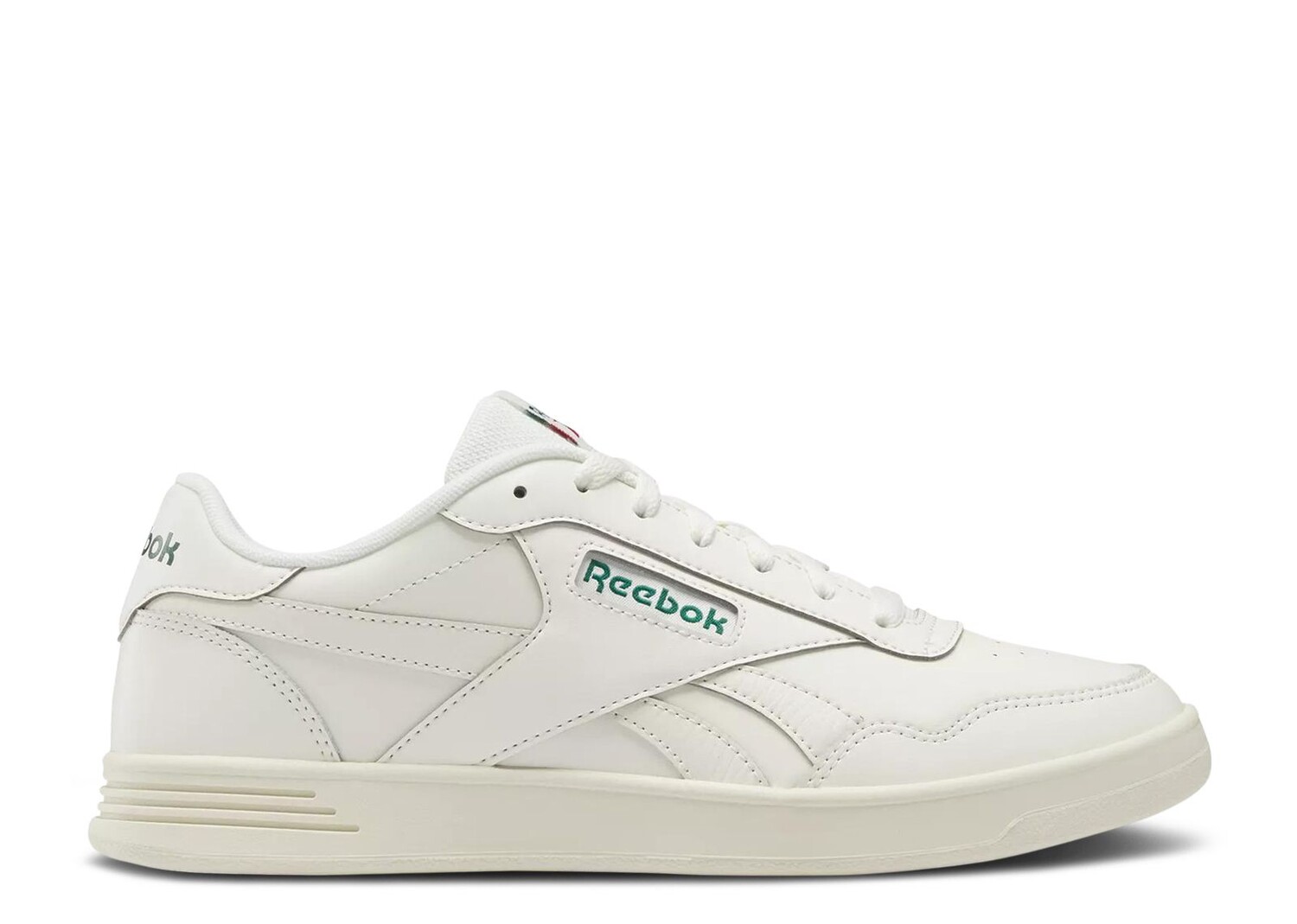 

Кроссовки Reebok Court Advance 'Chalk Dark Green', кремовый, Бежевый;серый