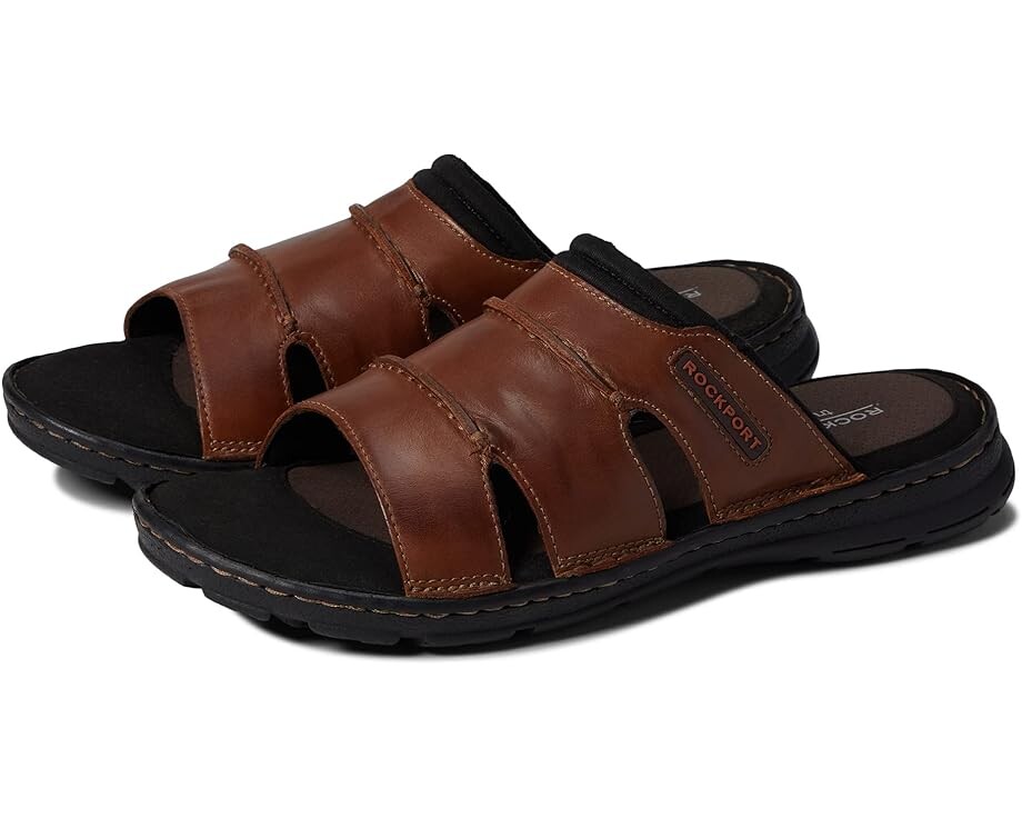 

Сандалии Rockport Darwyn Slide, цвет Coach Brown