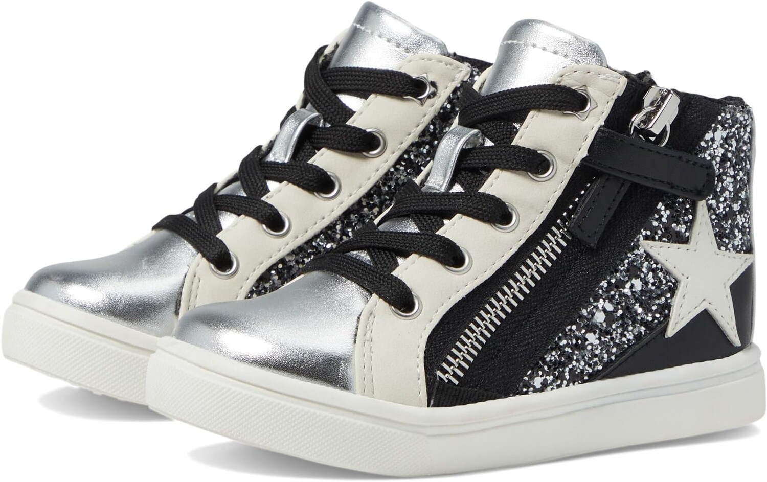 

Кроссовки Nina Kids Yuti, цвет Black Glitter/Smooth